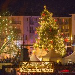 Hennigsdorf, Weihnachtsmarkt auf dem Postplatz