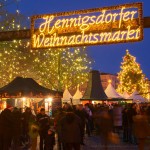 Hennigsdorf, Weihnachtsmarkt auf dem Postplatz