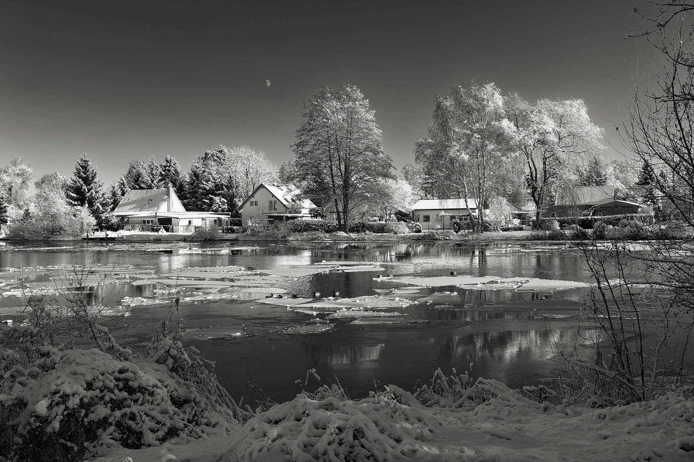 Winter an der Havel Oranienburg