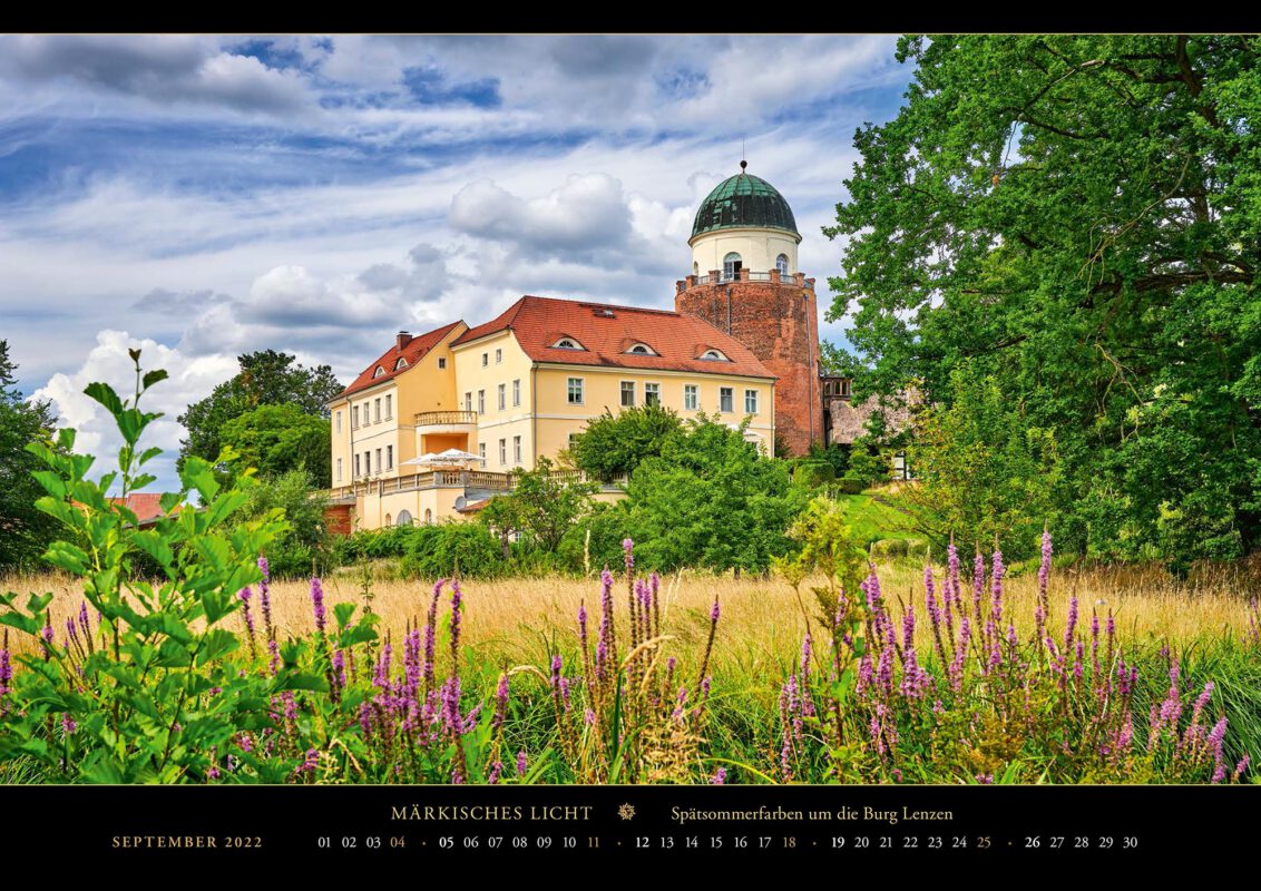 September - Spätsommerfarben um die Burg Lenzen