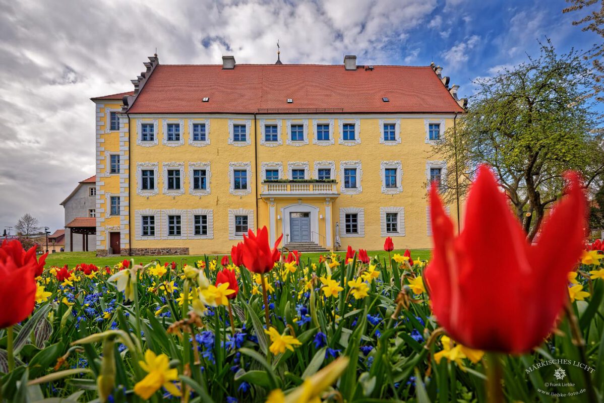 Frühlingsfarben um Schloss Lübben